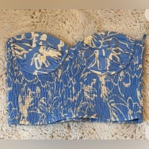 Zara Corset Top in Blue